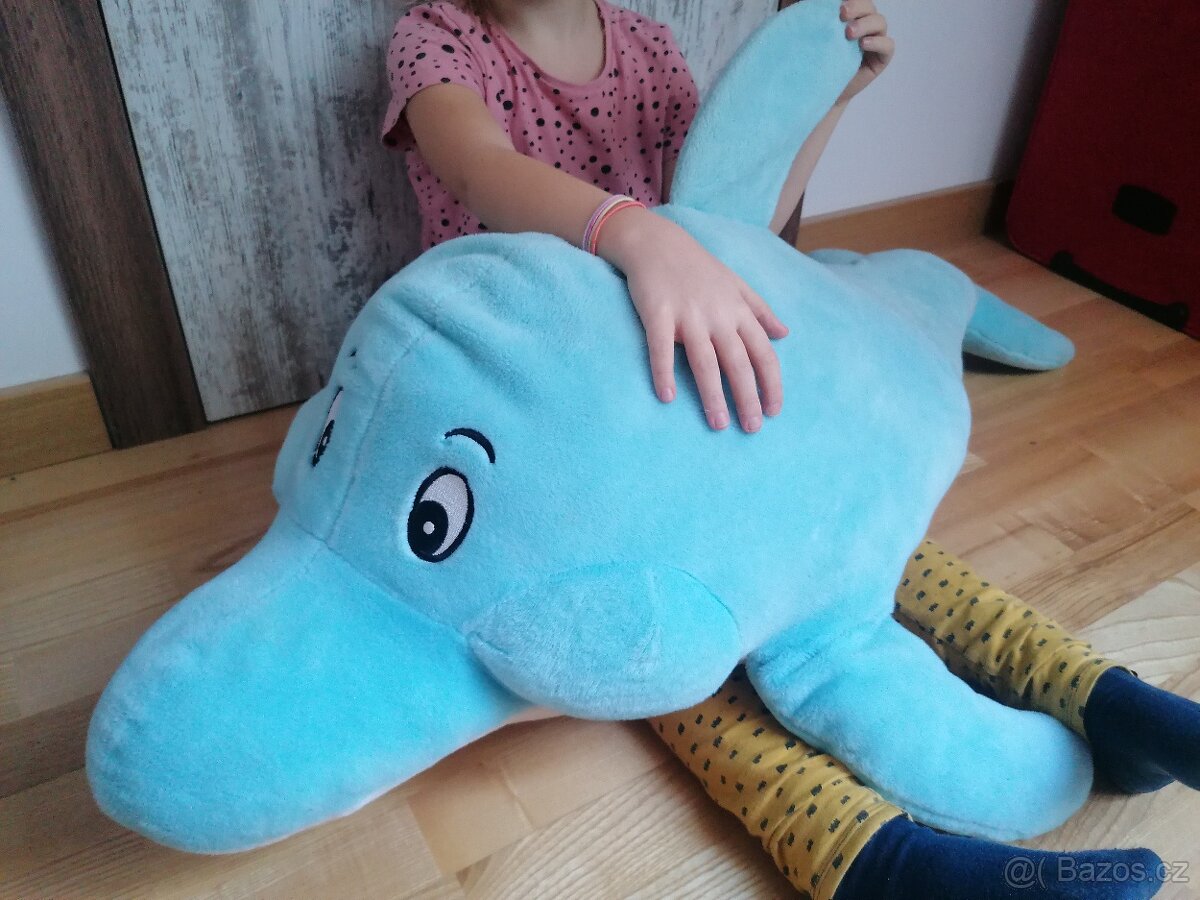 Velký plyšový delfín - 2