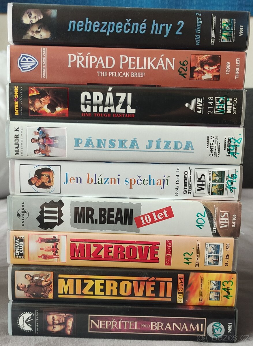 VHS originál video kazety - 2