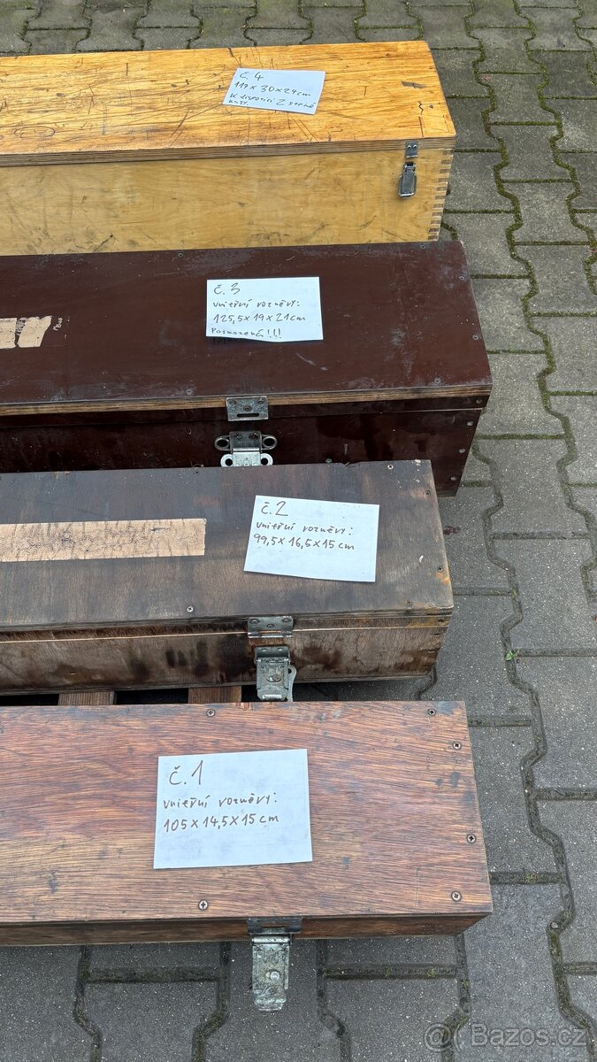 Bedna dřevěná retro různé druhy - 2