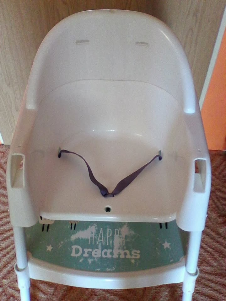 Dětská plastová jídelní židlička - 2