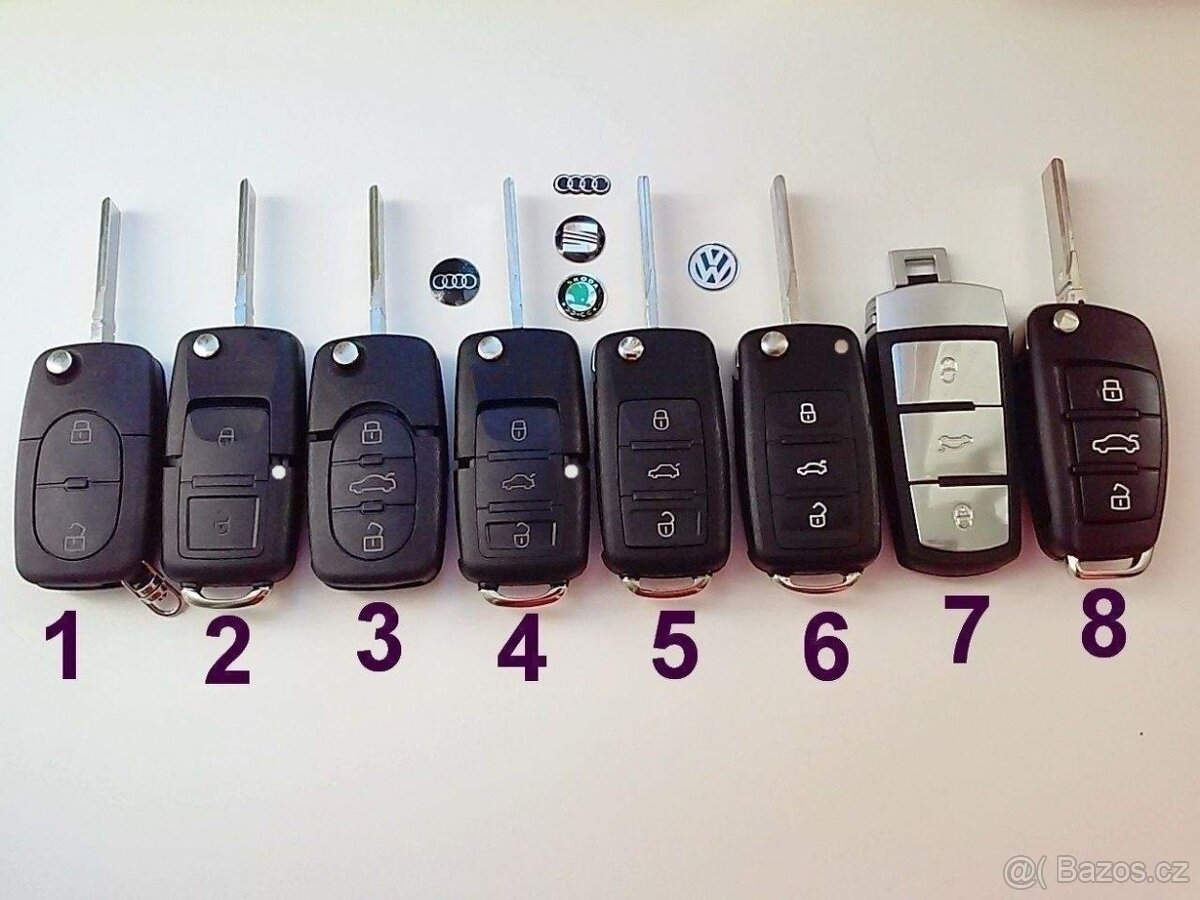 Audi_VW Volkswagen obal klíče autoklíč - 2
