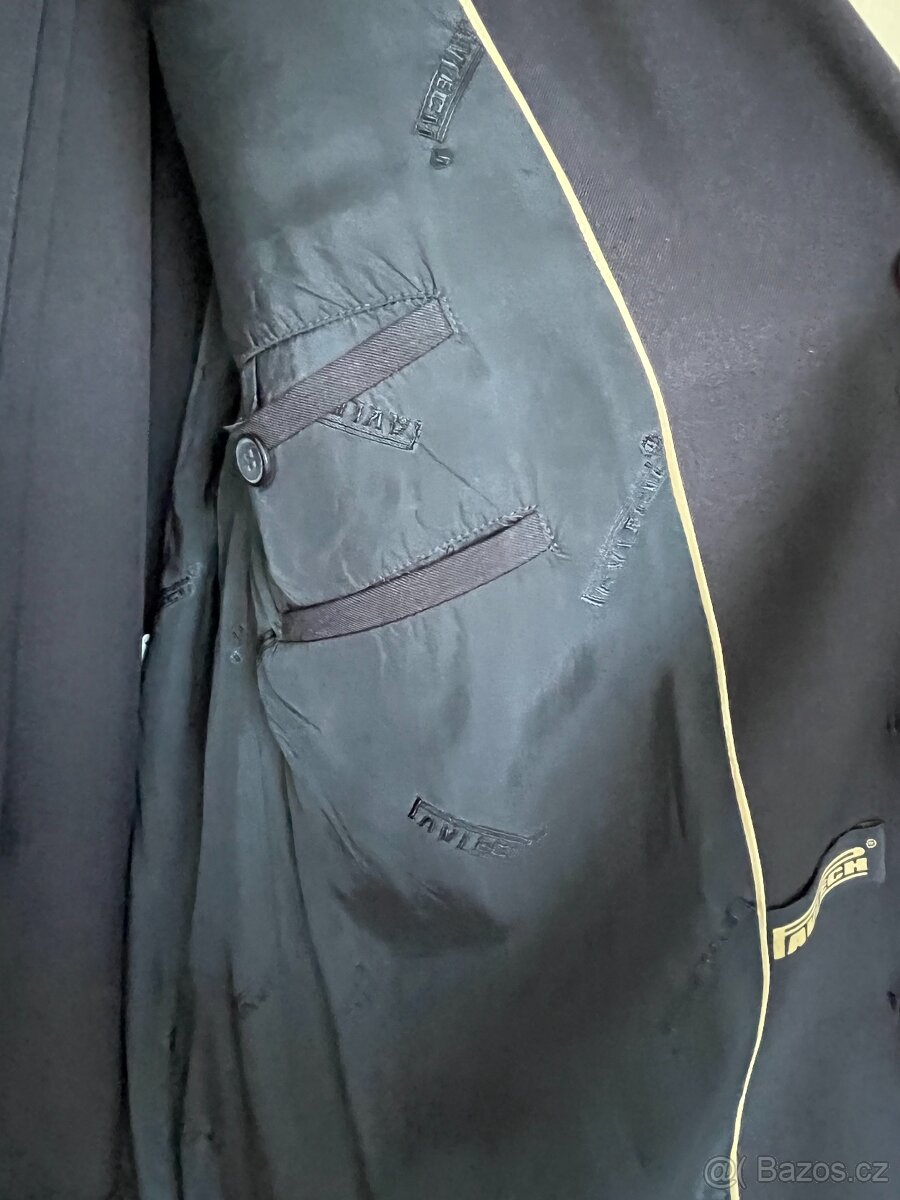 Černý pánský oblek 56/176 - 2