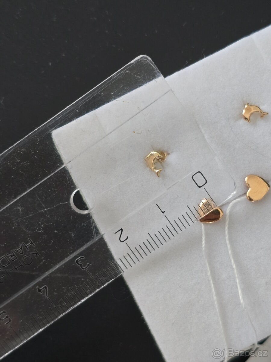 Zlate dětské nausnice - 2