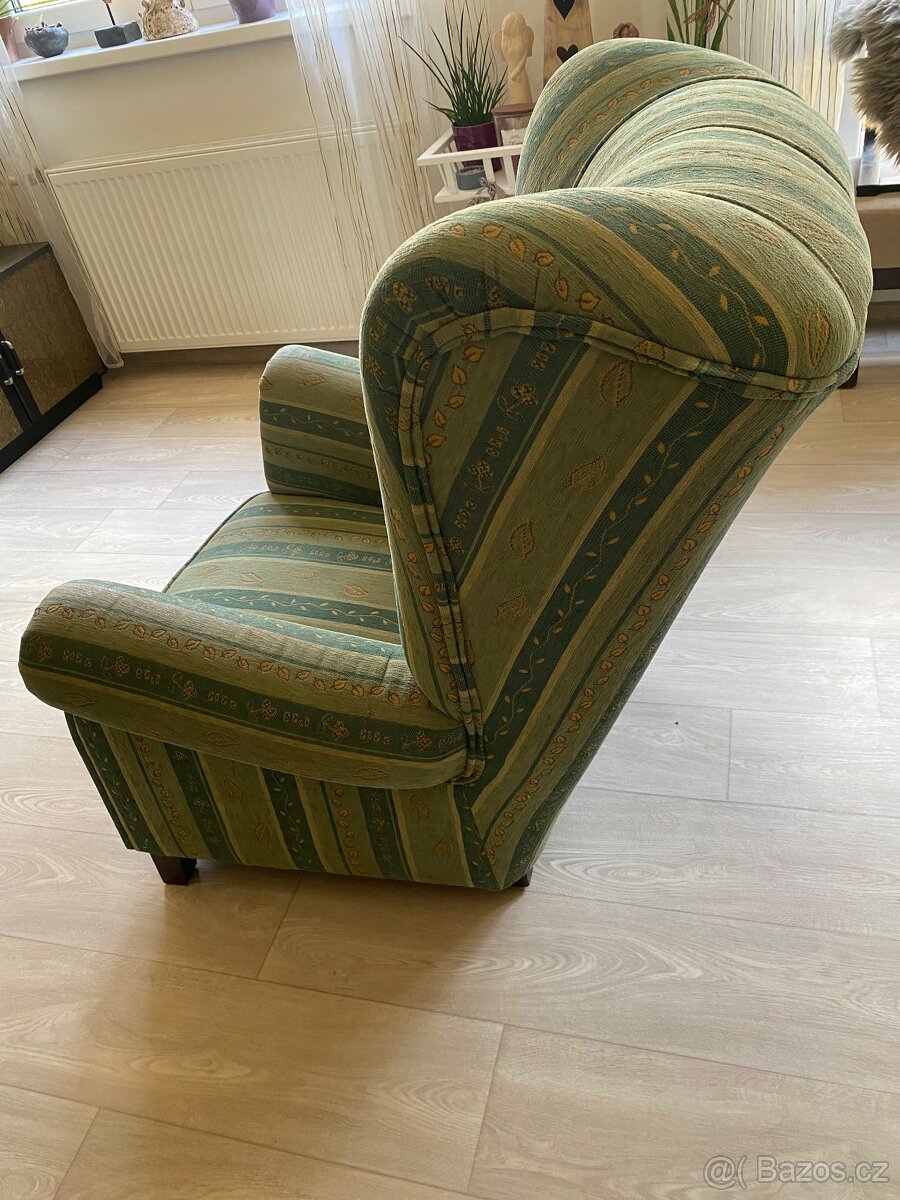 Křeslo + podnožka - 2