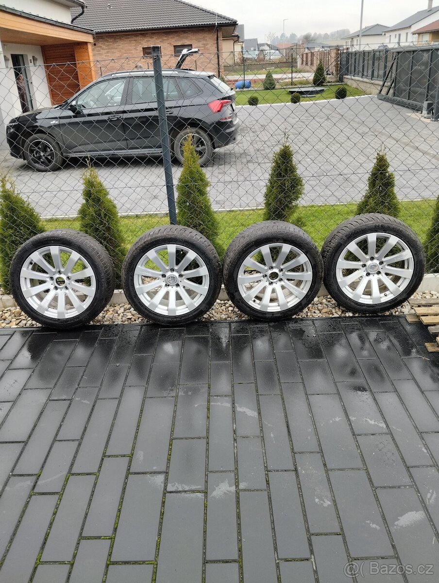 Alu kola 5x112 R17, celoroční pneu - 2