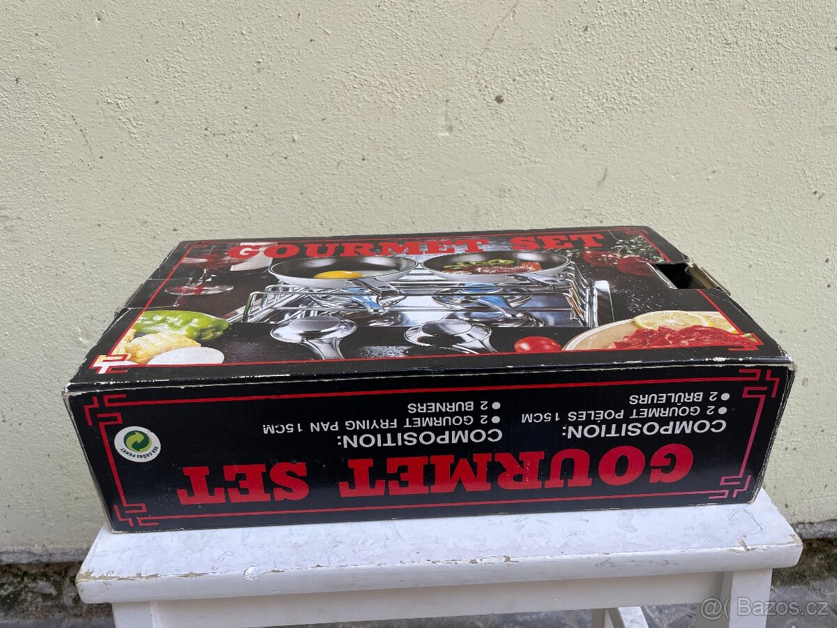 Raclette set pro 2 osoby - Gourmet set -Vaření bez elektřiny - 2