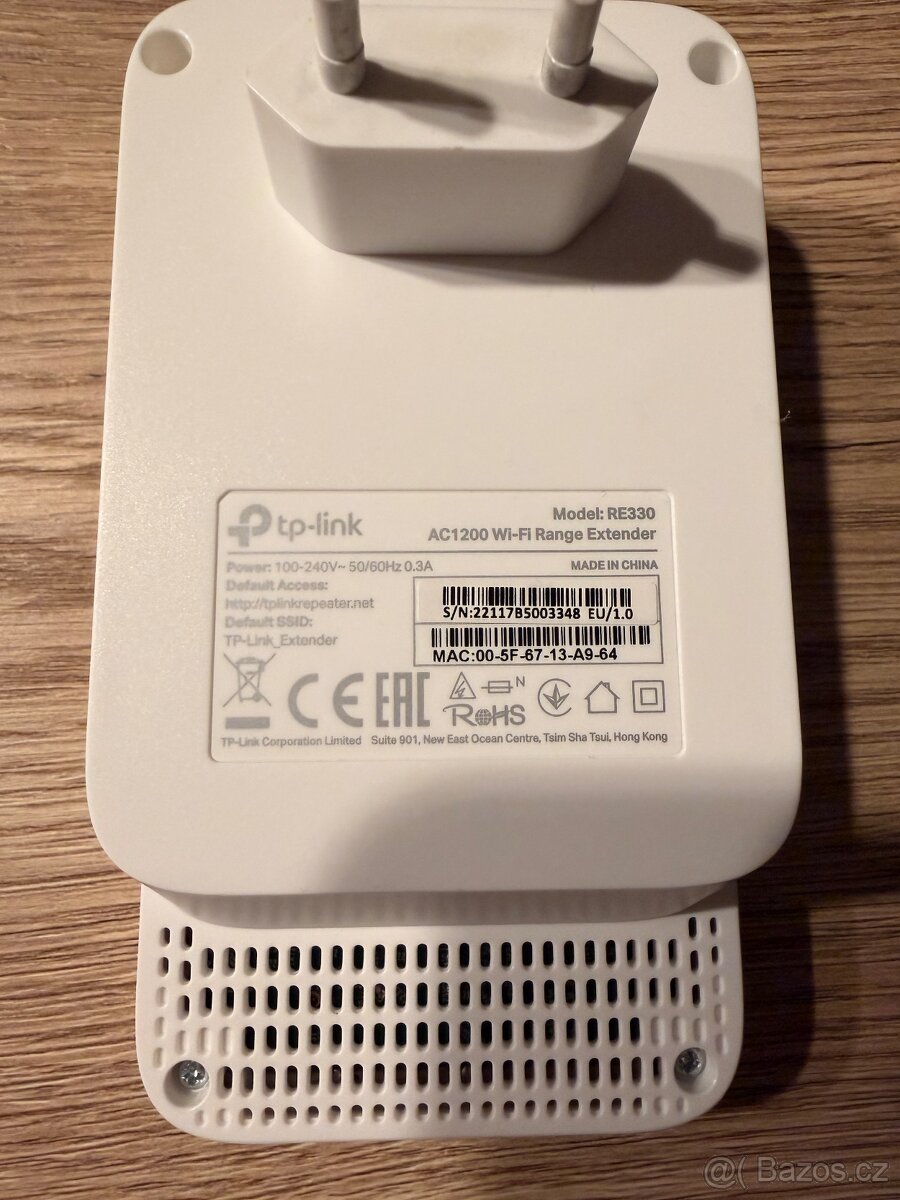 Wi-Fi extender TP-Link RE330 AC1200 (RE330) bílý - 2
