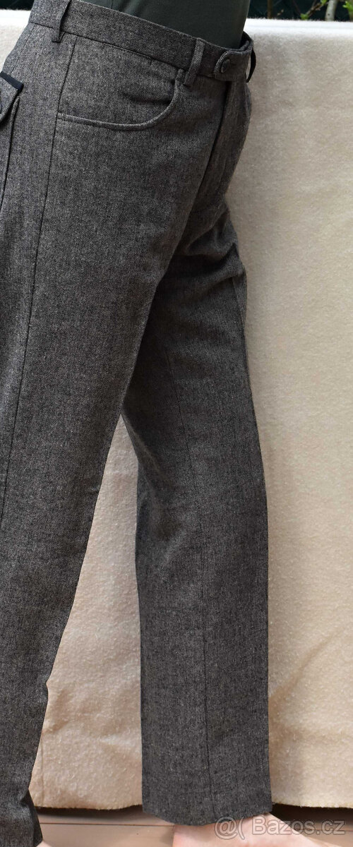 Kalhoty béžové nové Brax,hnědé Taylor wright vel.M-L - 2