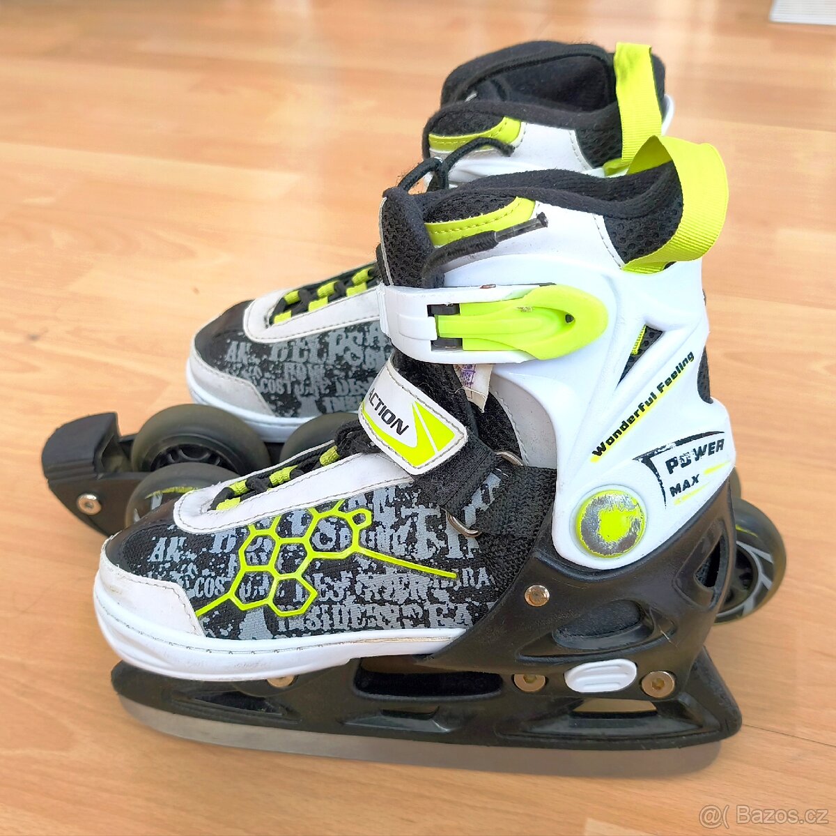 Dětské rostoucí brusle 2v1 vel. 33-36 - 2