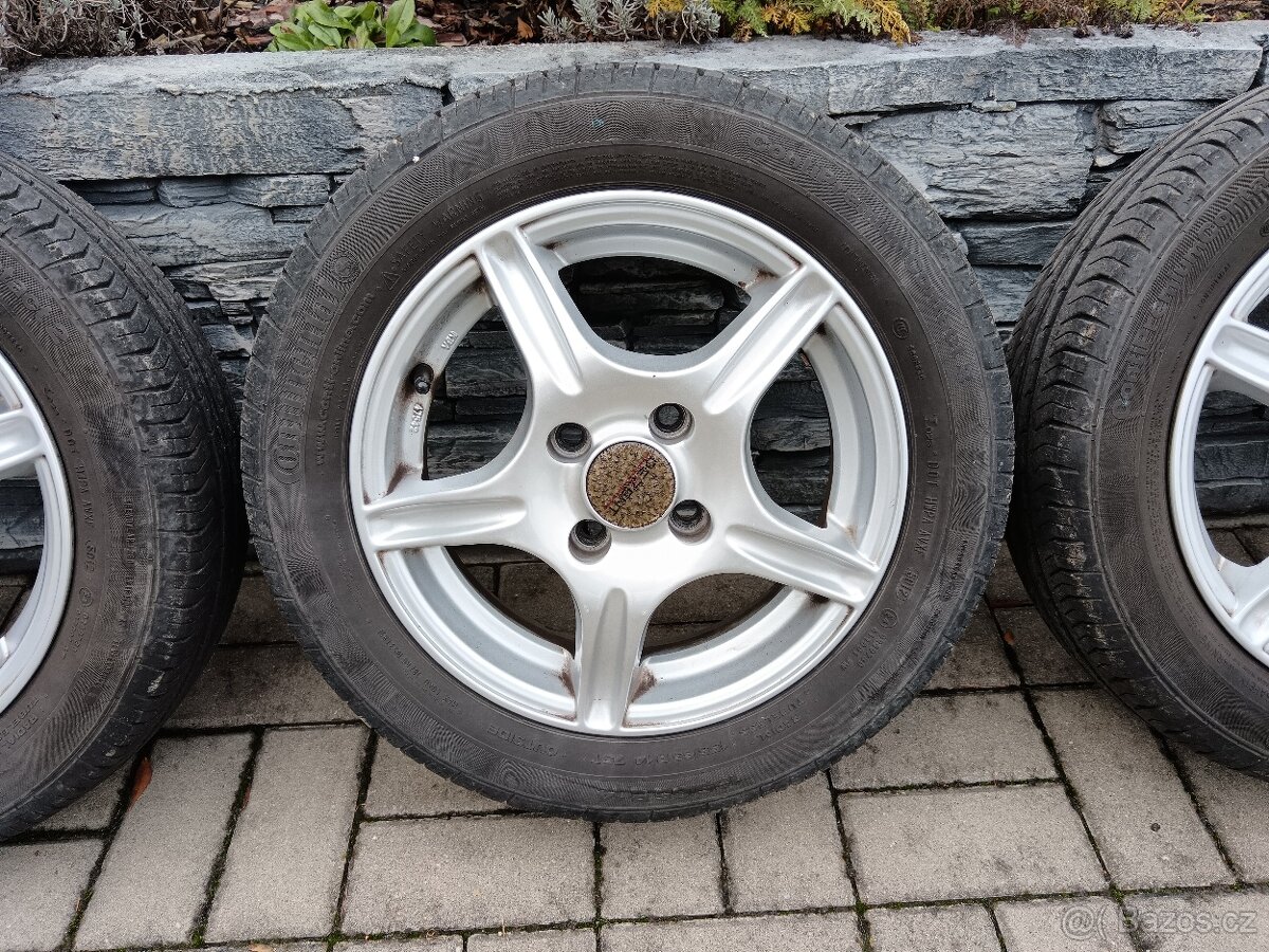 Alu kola Citroen C1-Peugot-107-Toyota Aygo + pneu 155/65 R14 - 2