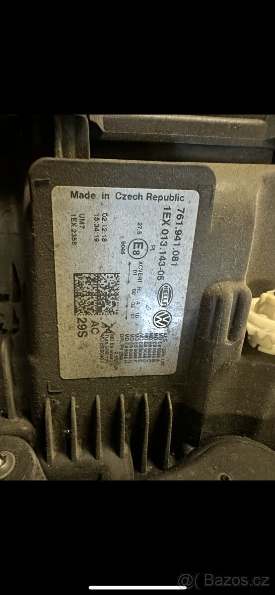 Vw Touareg LP světlo 761941081 - 2