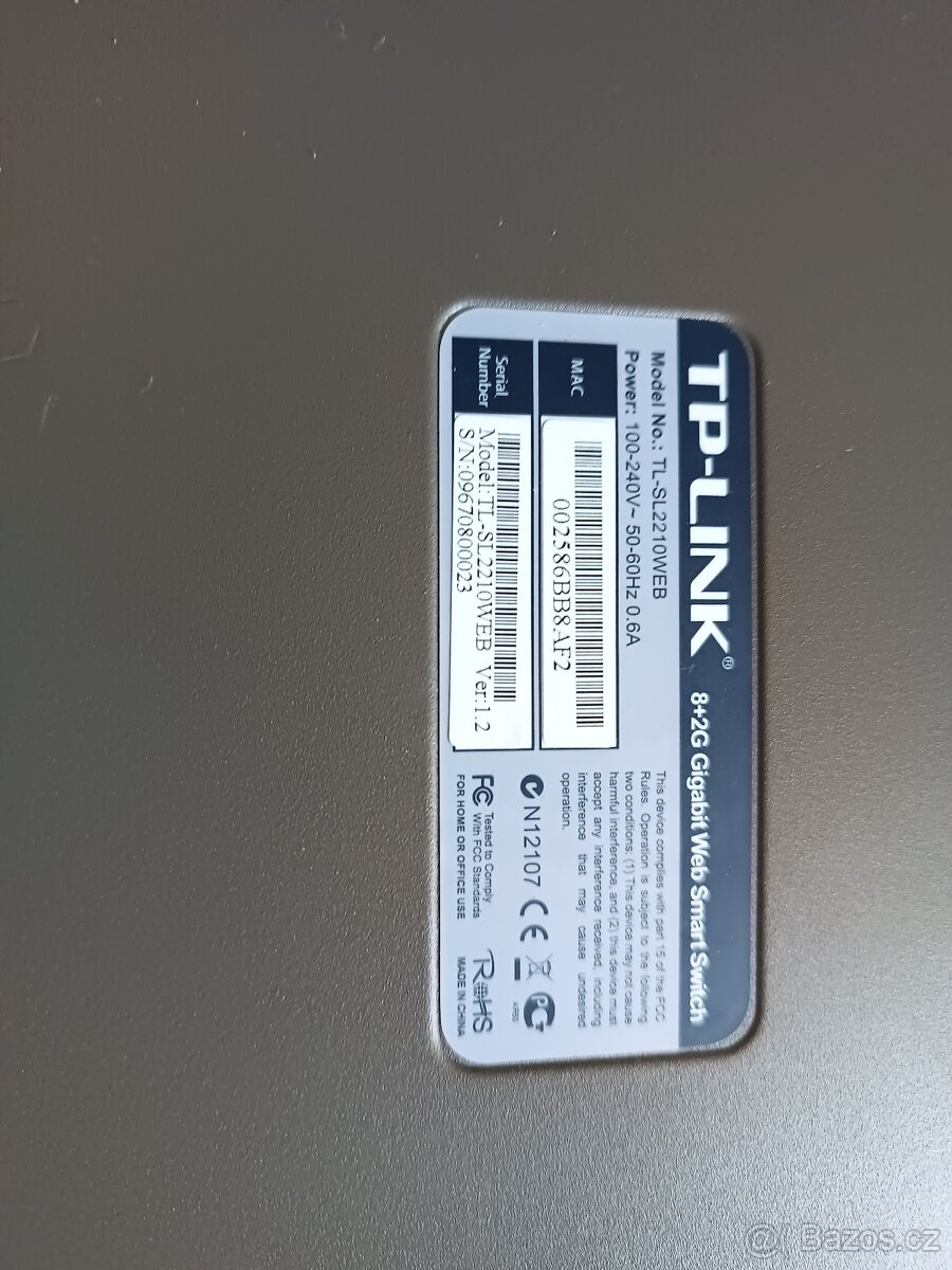 Prodam SW TP-LINK TL-2210WEB - 2