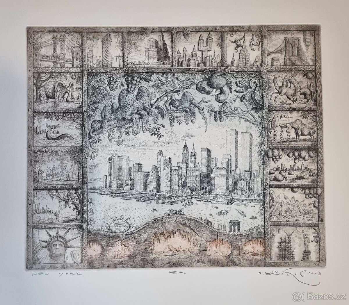 Predám grafické práce Petra Kľúčika. - 2