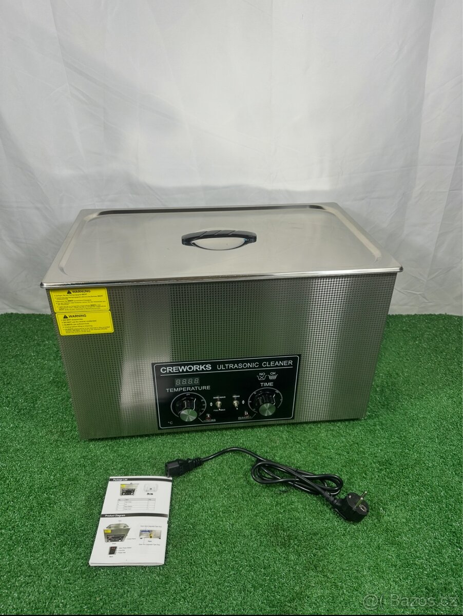 Nová ultrazvuková čistička Creworks s objemem 29 litrů - 2