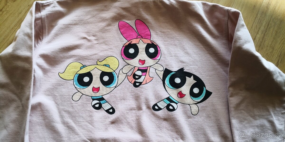 Nádherná skoro nová mikina THE POWERPUFF GIRLS - v.158/164 - 2