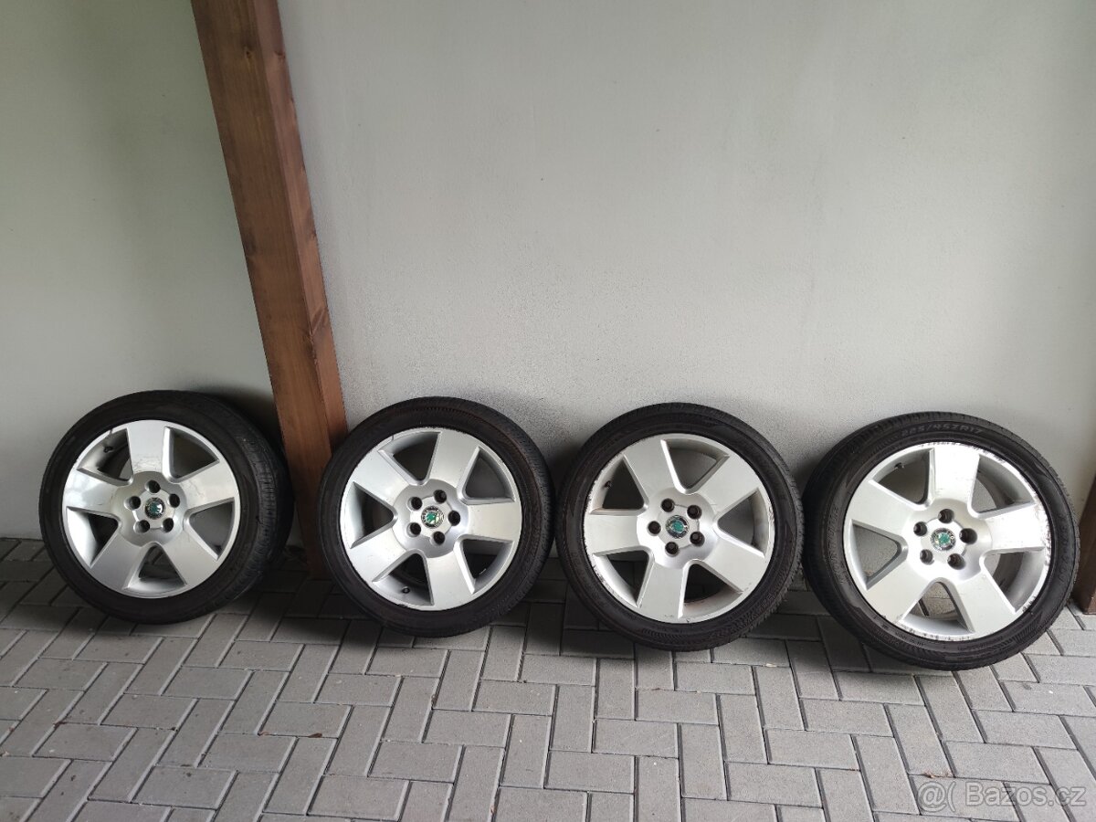 alu disky včetně letních pneumatik - 2