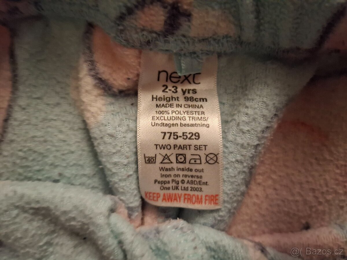 Teplé kalhoty Peppa pig 98 - 2