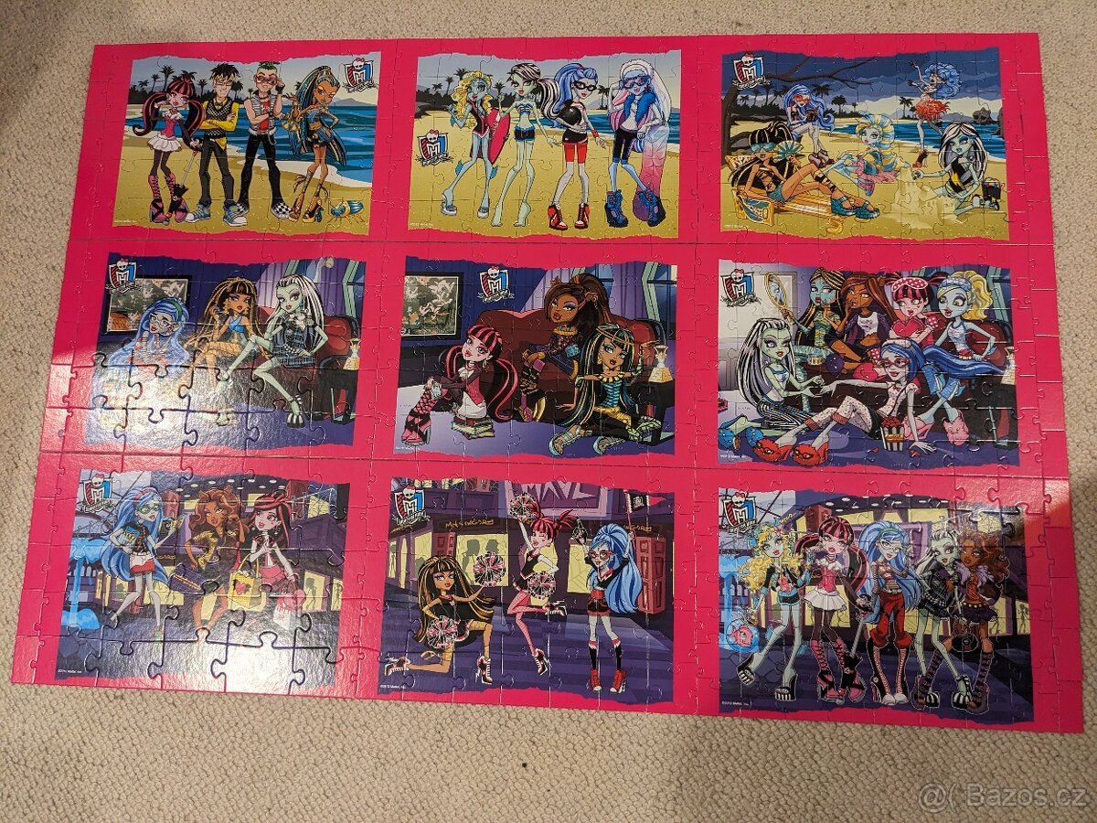 Puzzle Monster High - 348 kousků - 2
