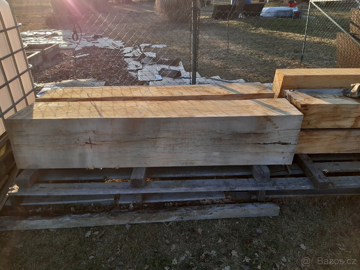 Trám, zahradní lavička, dekorace - 2