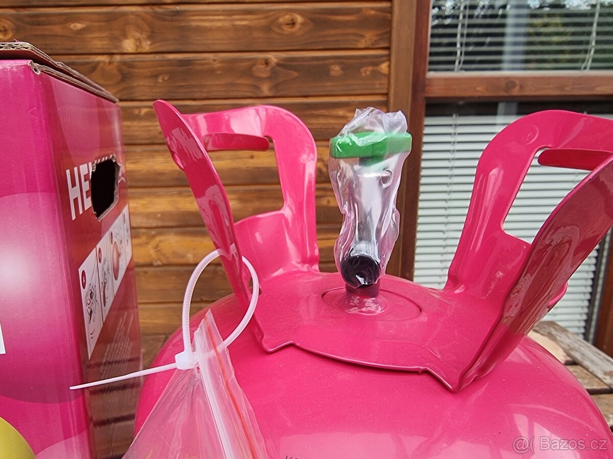 Helium zapečetěná lahev - 2
