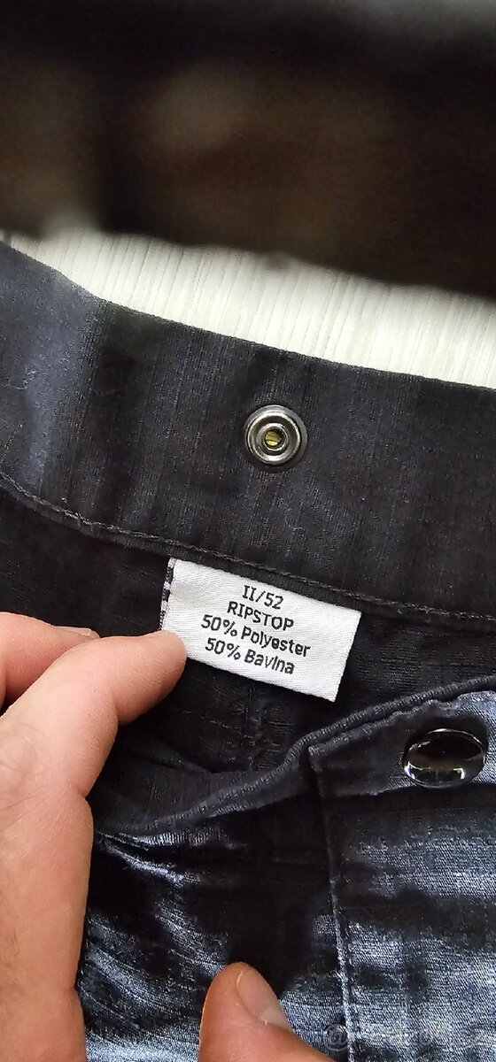 Kalhoty kapsáče RIPSTOP vel. 2/52 - 2