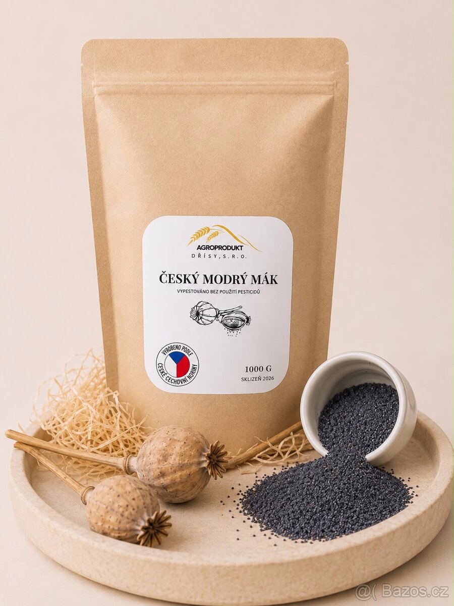 Český modrý ekologický mák - 2