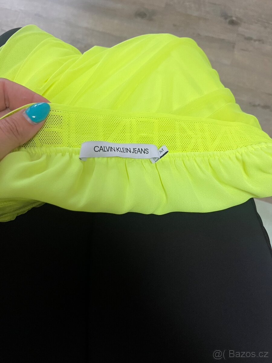 Neonová sukně Calvin Klein SLEVA - 2