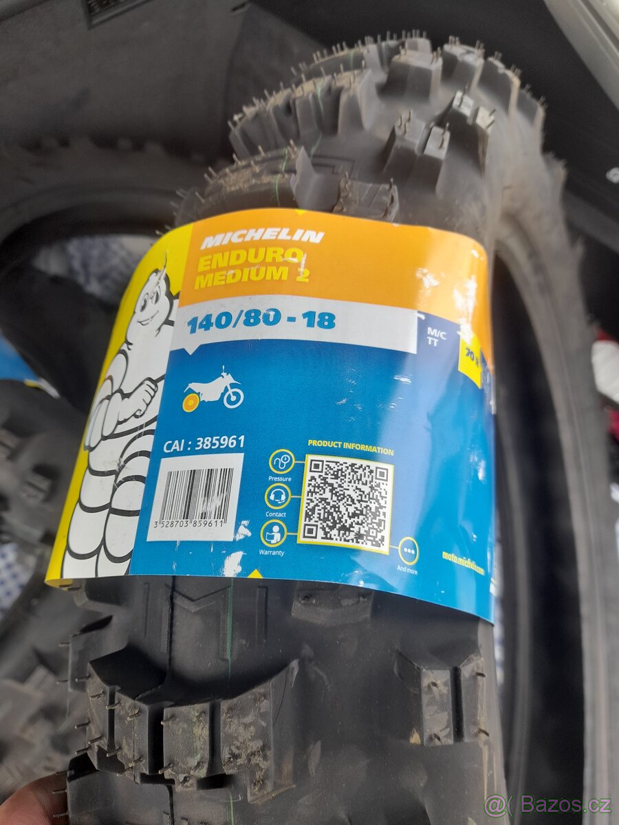 Nova pneu 140/80/18 michelin enduro médium 2 - 2