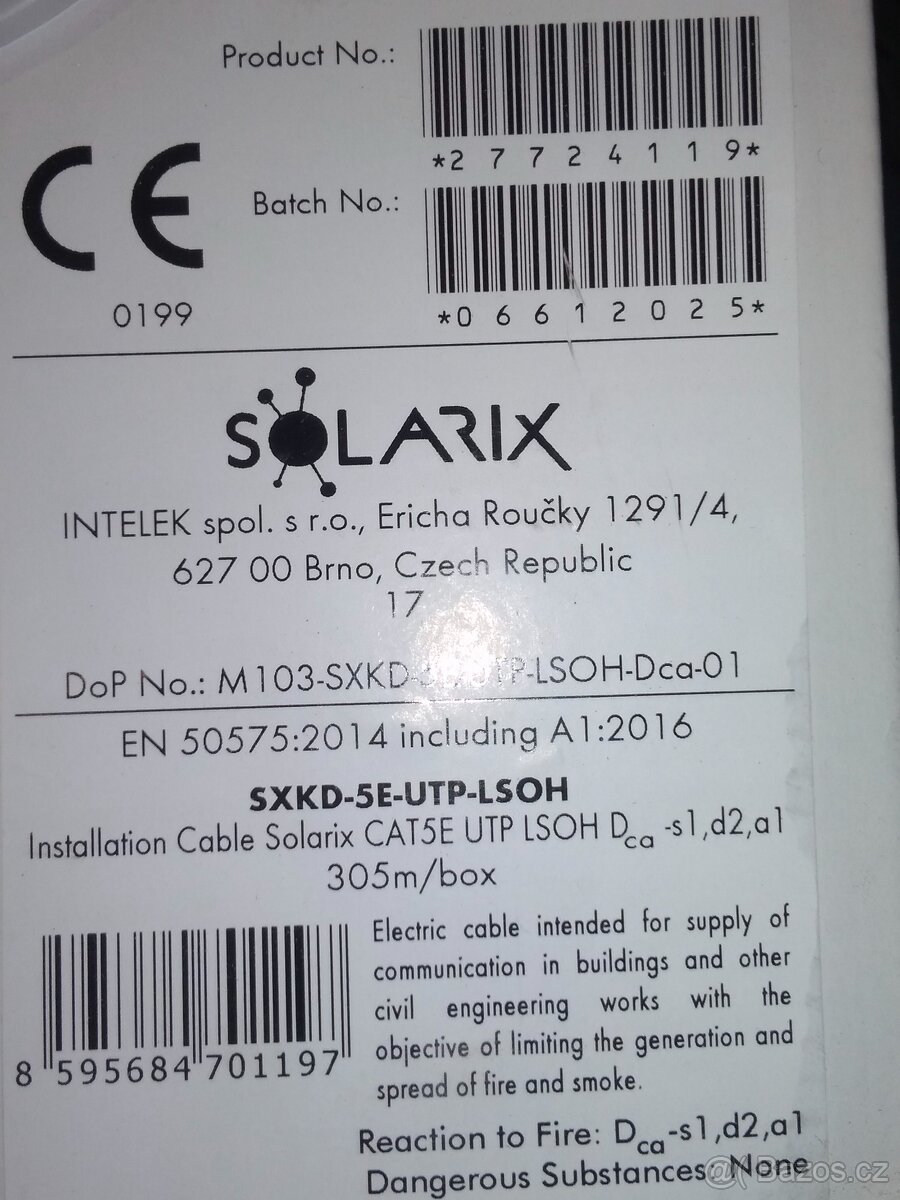 KABEL UTP 5E SOLARIX - 2