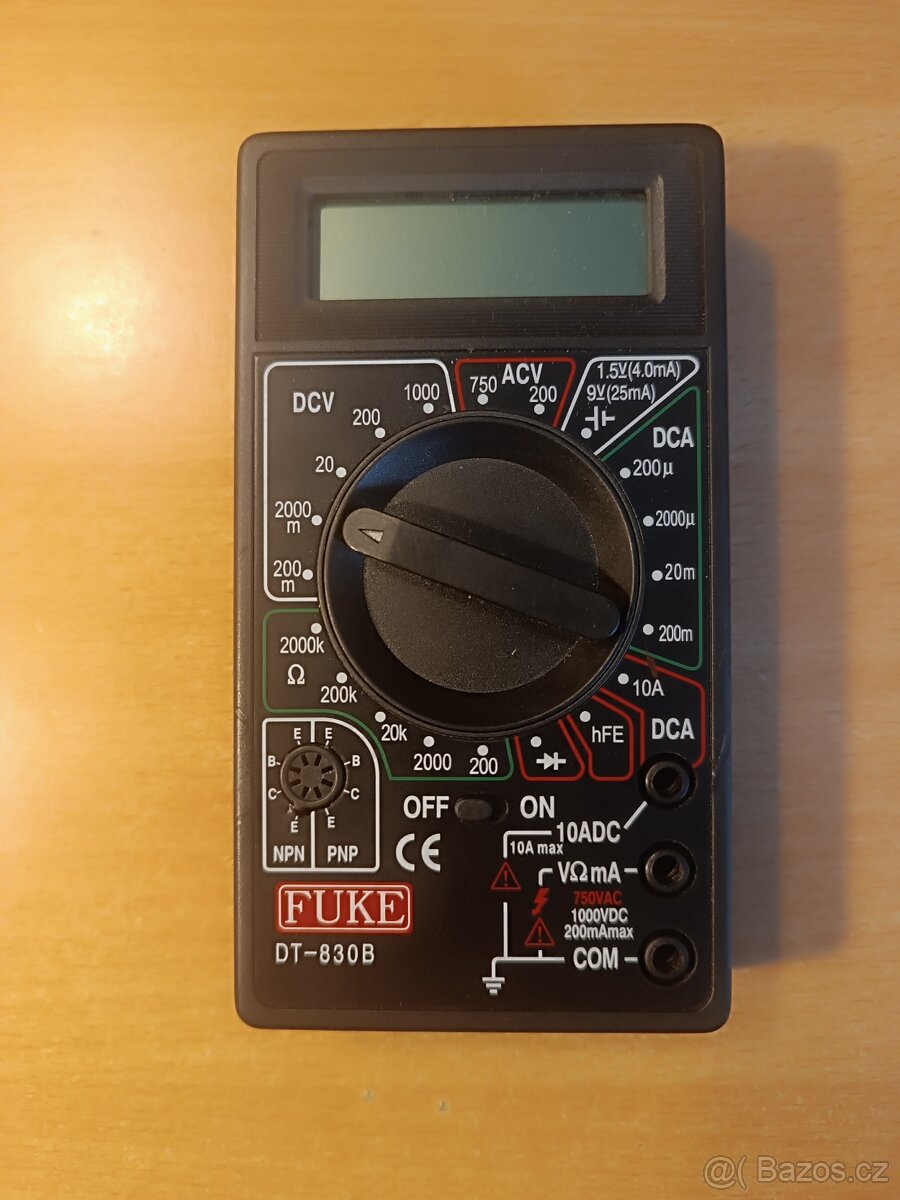 Prodám multimetr FUKE DT-830B - 2
