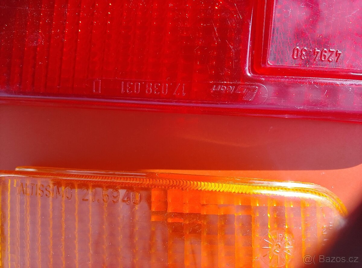 Lampa na Fiat 127 - 2