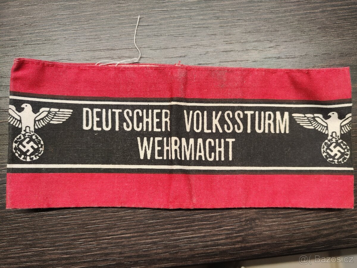 Rukávová páska Deutscher Volkssturm Wehrmacht - 2