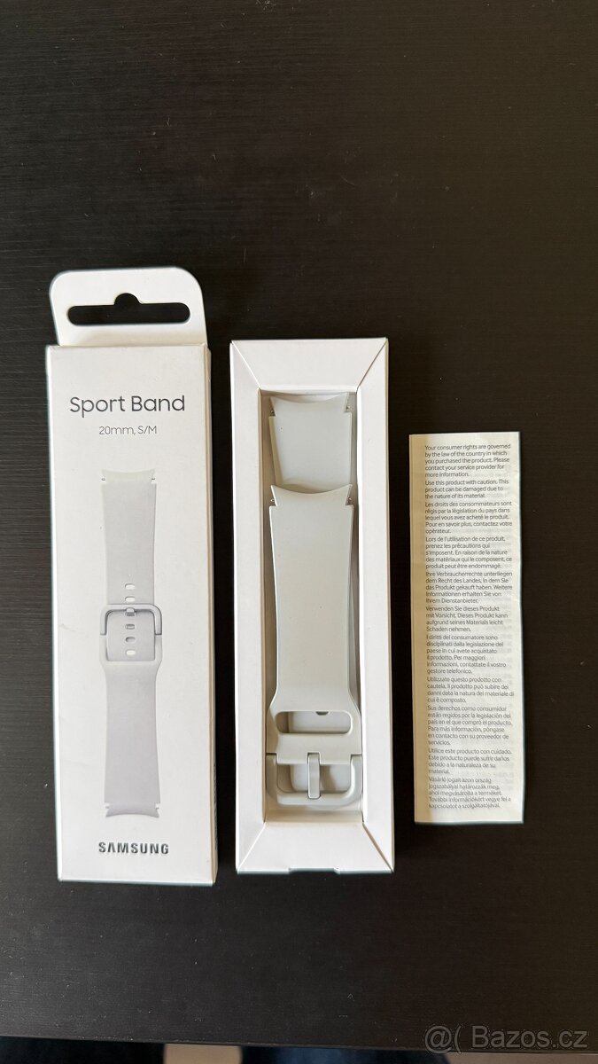 SAMSUNG Sportovní řemínek 20 mm (S/M) šedá - Watch 4 a dále - 2