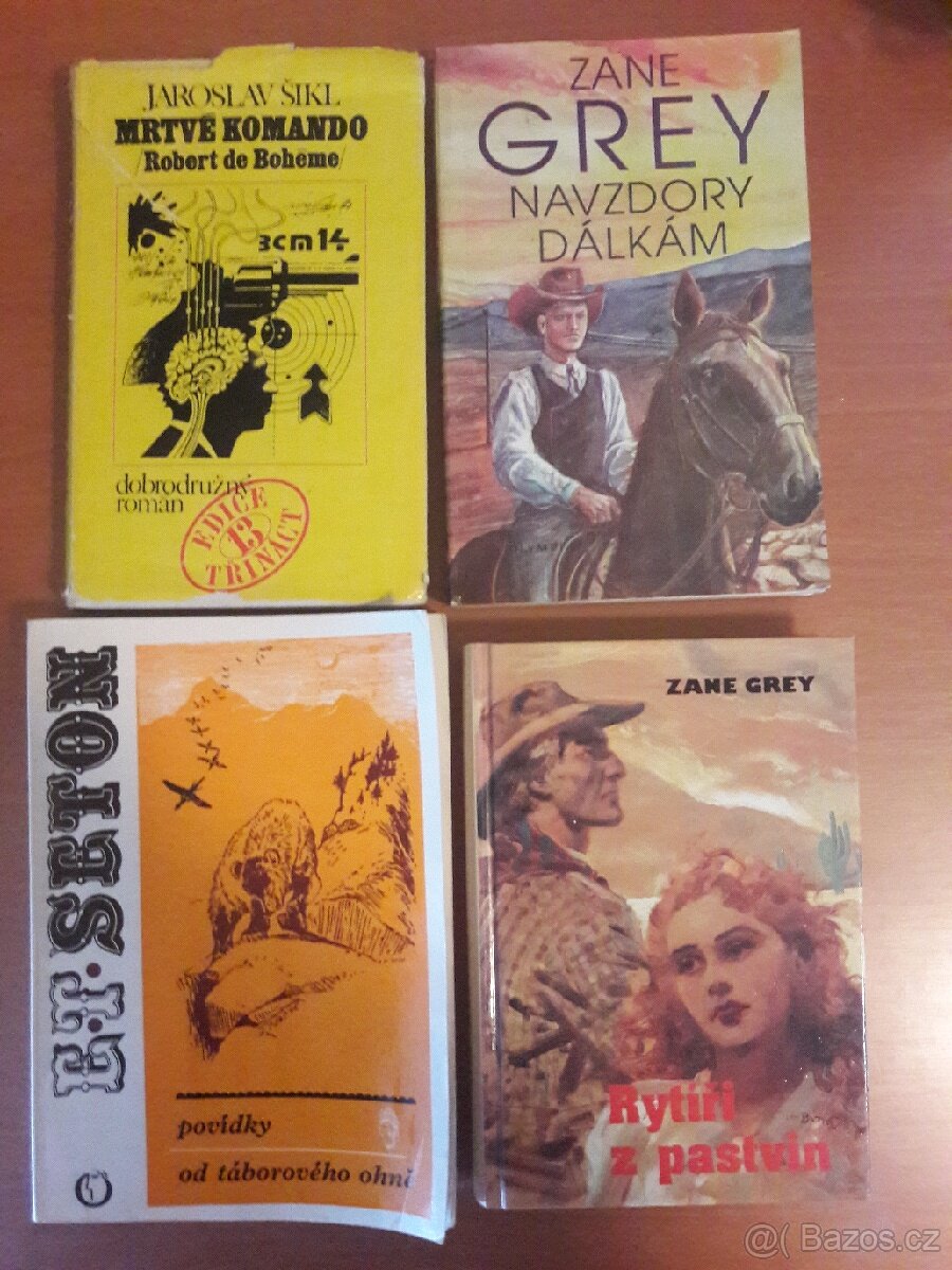 RŮZNÉ DOBRODRUŽNÉ KNIHY - 2