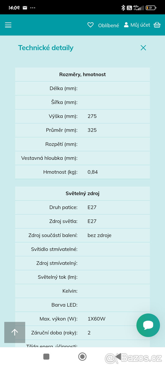 Stropní svítidlo EGLO - 2