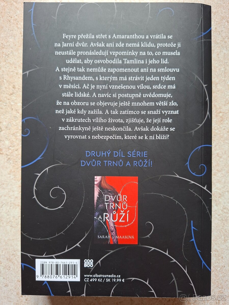 Nová kniha Sarah J. Maasová - Dvůr mlhy a hněvu - 2