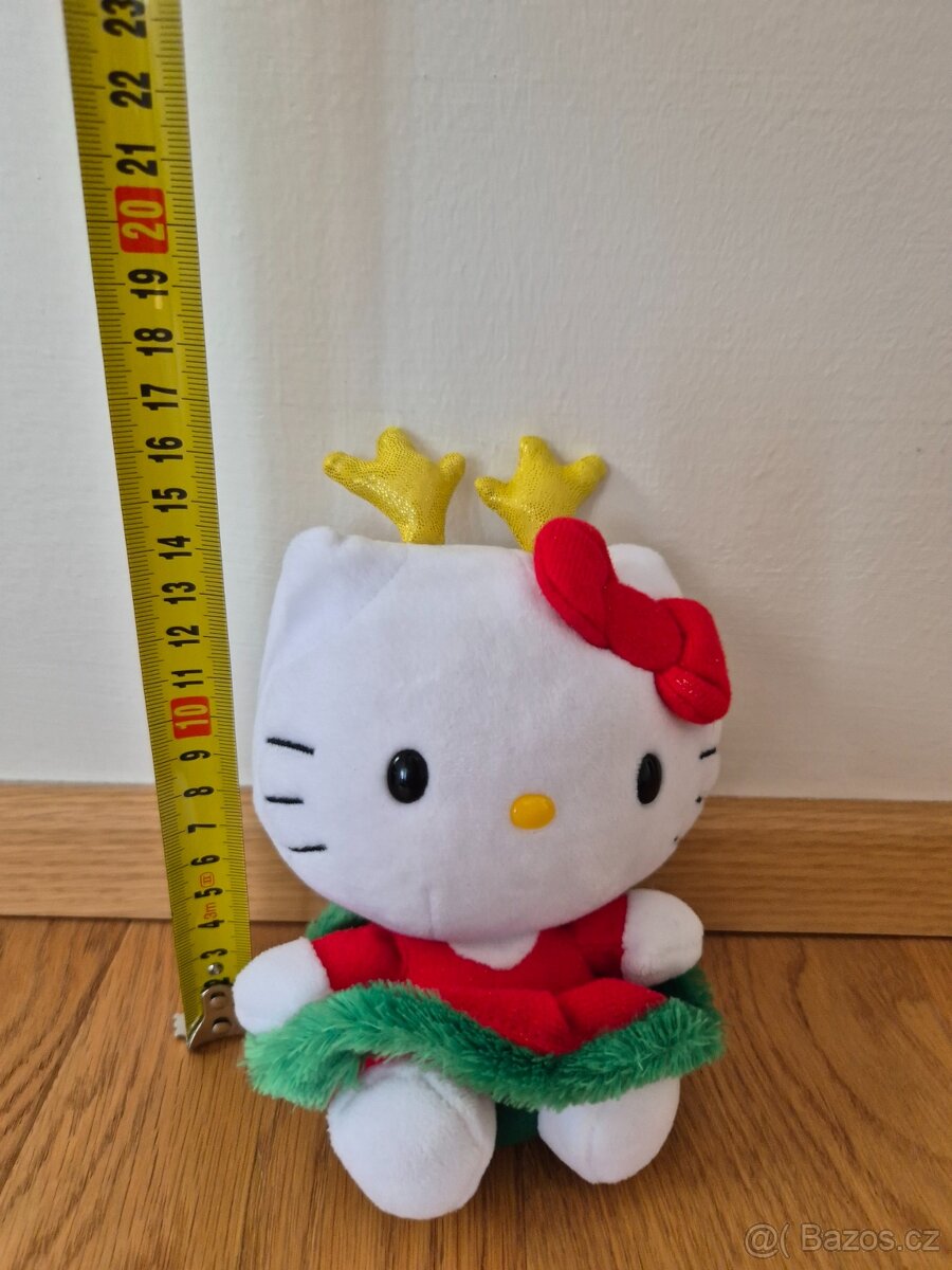 Plyšák Hello Kitty - vánoční - 2