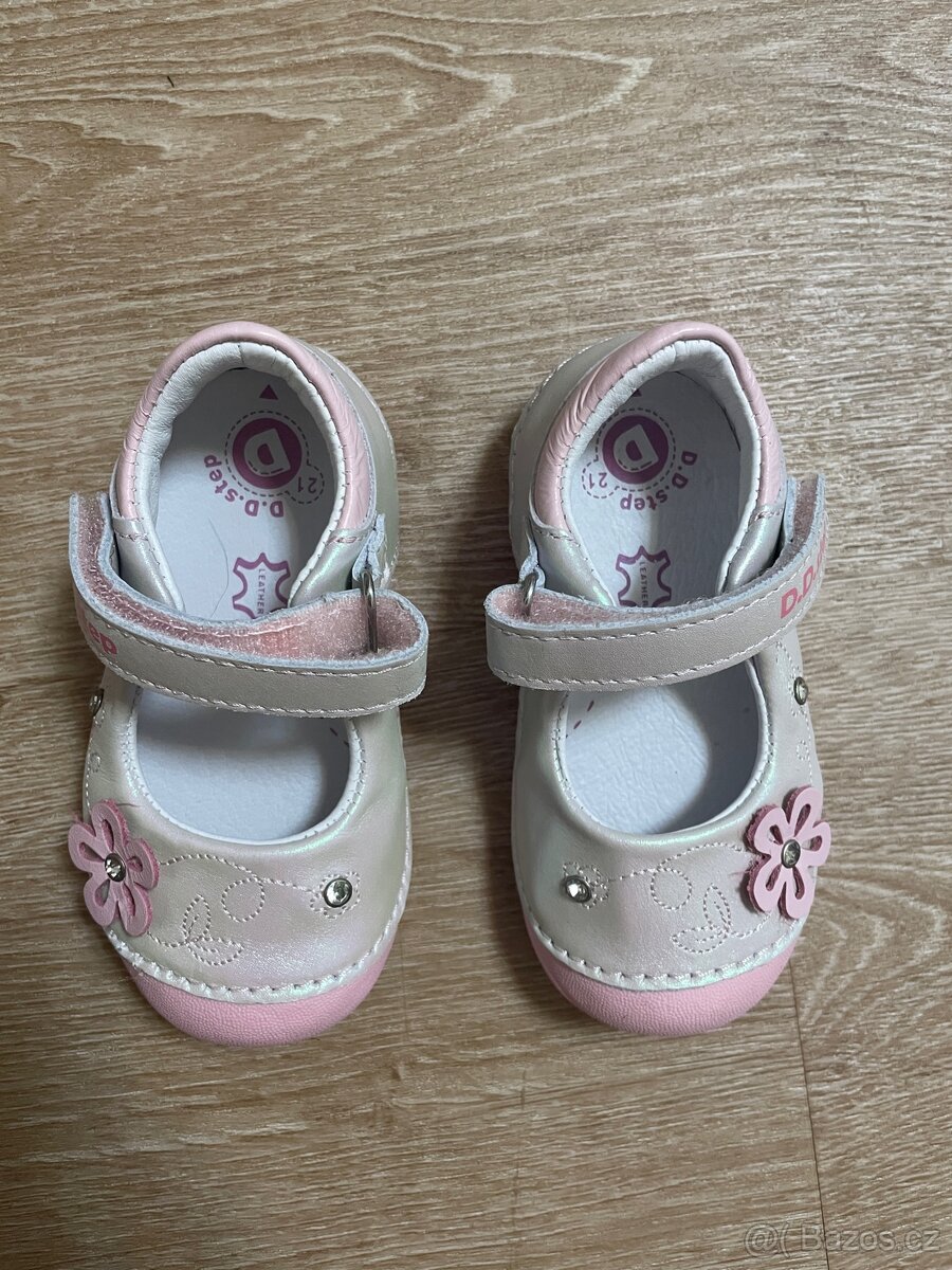 NOVÉ - Dívčí balerínky D.D.Step, vel. 21 - 2