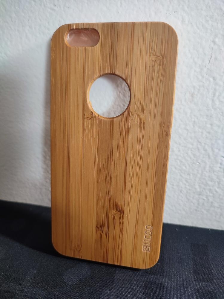 Světle hnědý kryt pro Iphone 6 - přírodní bambus - 2