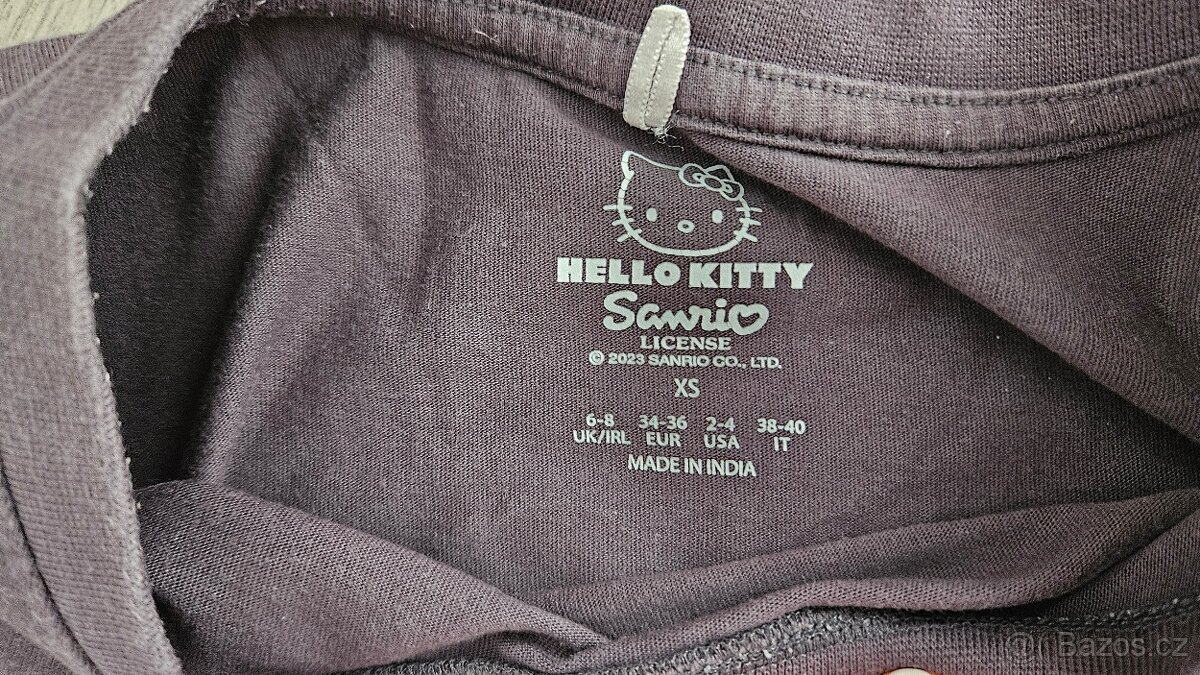Dámské oversized tričko s potiskem Hello Kitty XS / 34 / 6 - 2