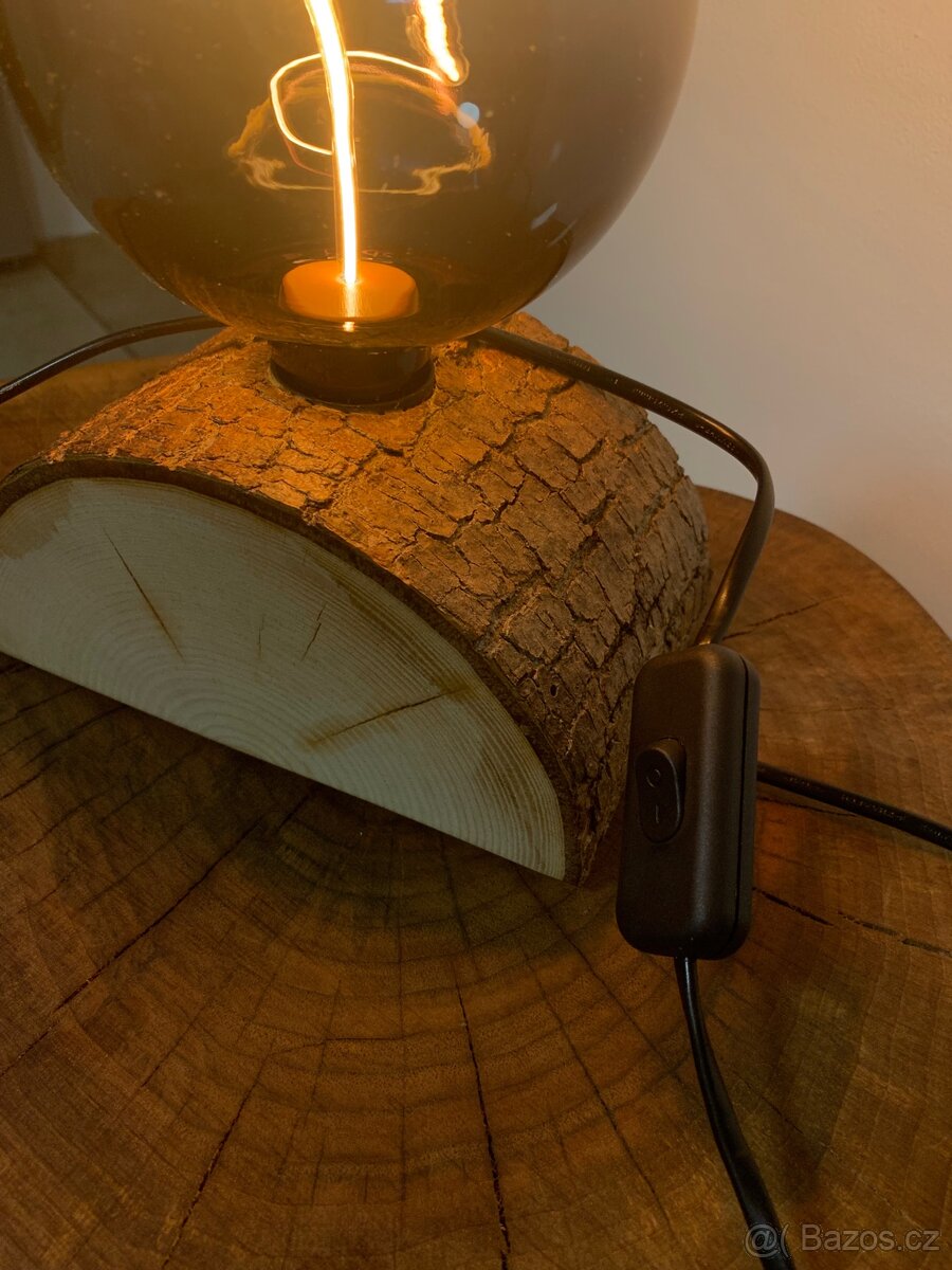Dřevěná lampička - 2