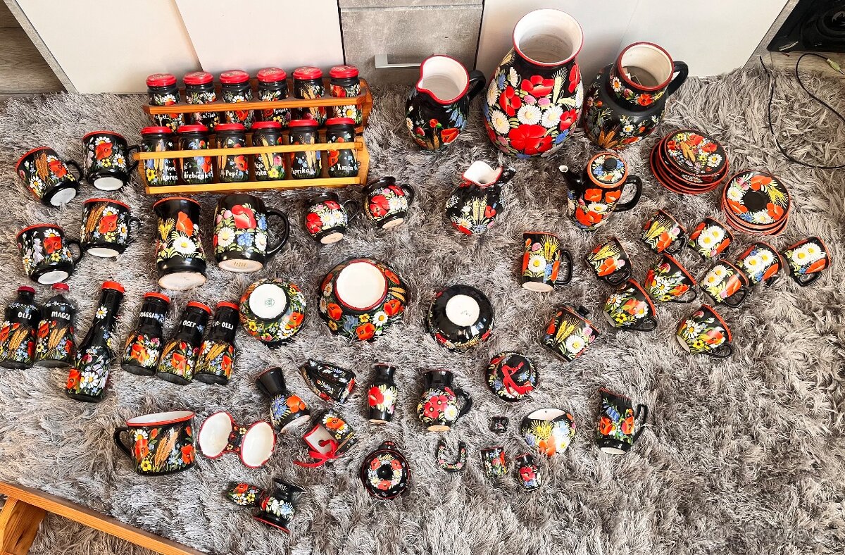 Chodská keramika černá - 2