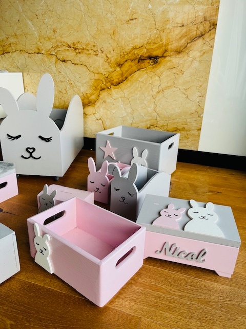 Dřevěný set do dětského pokoje - 2