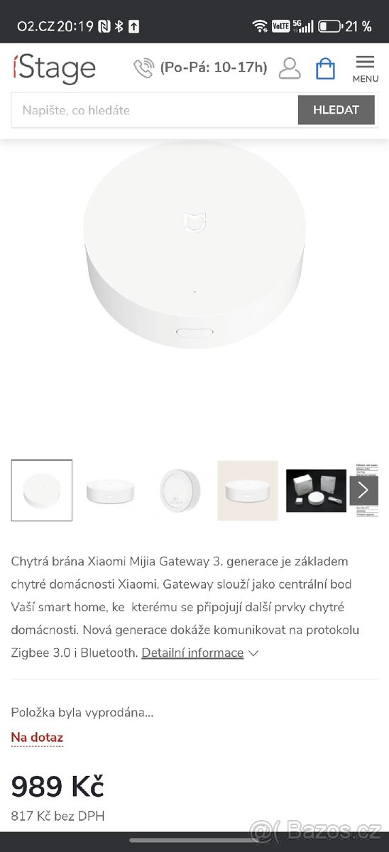 Xiaomi Gateway 3 Zigbee brana - 2