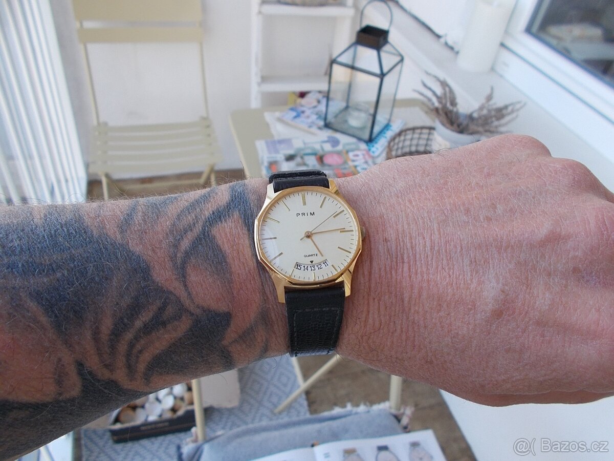 rare luxusni nenosene hodinky prim quartz rok 1990 funkci - 2