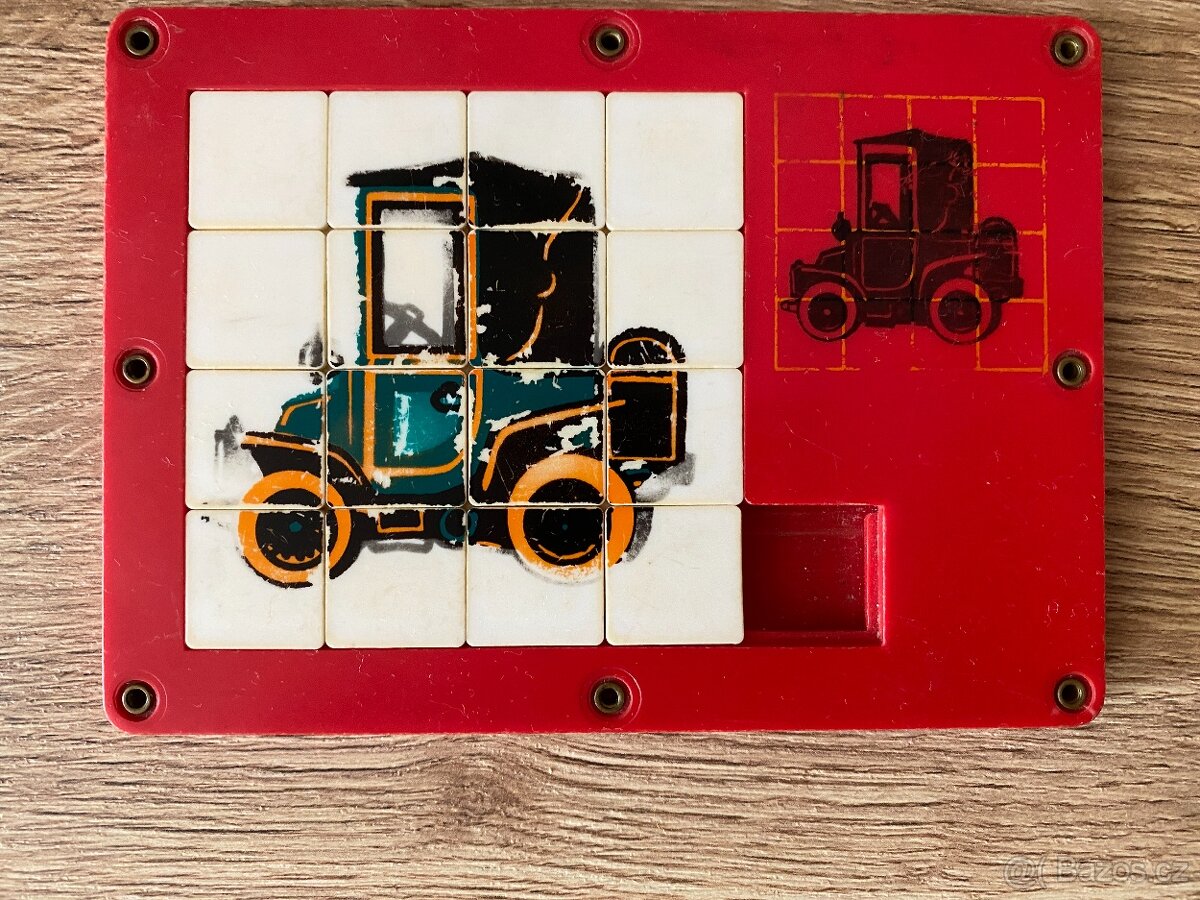 staré hračky skládačky staré hry dětské hlavolamy retro - 2