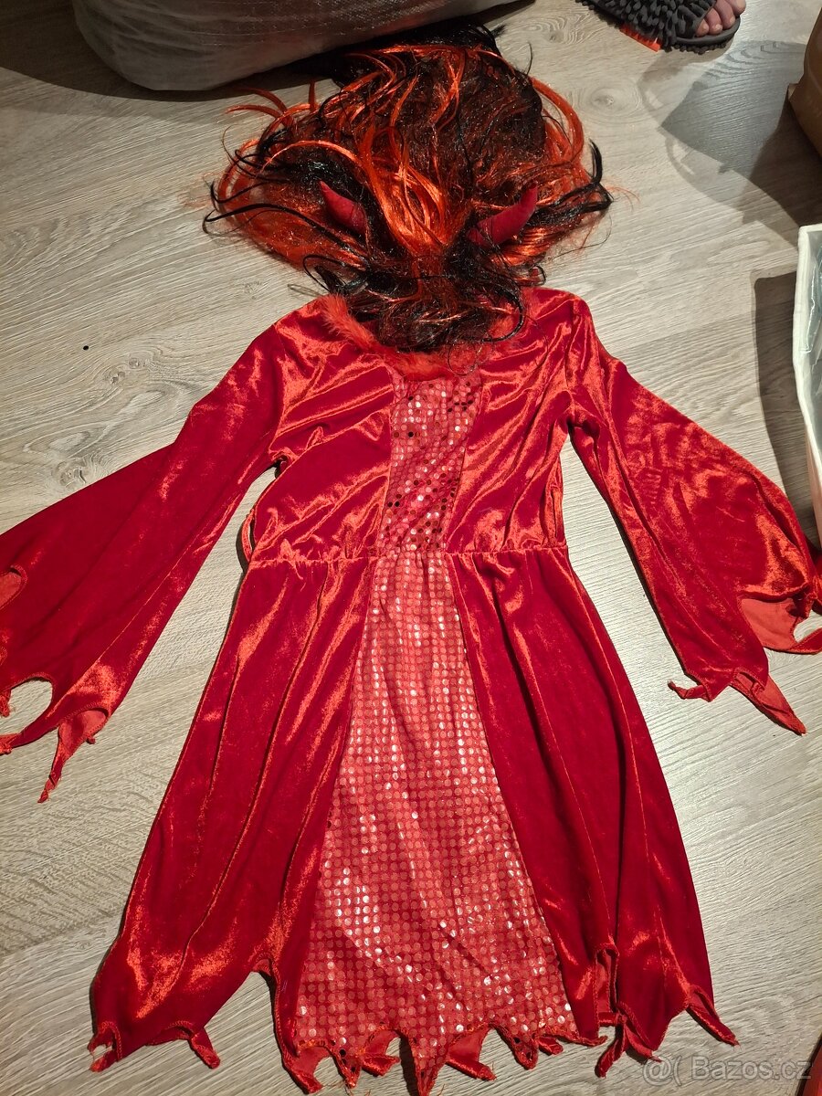 Maska na karneval kočka,Čertice, roztleskávačka - 2