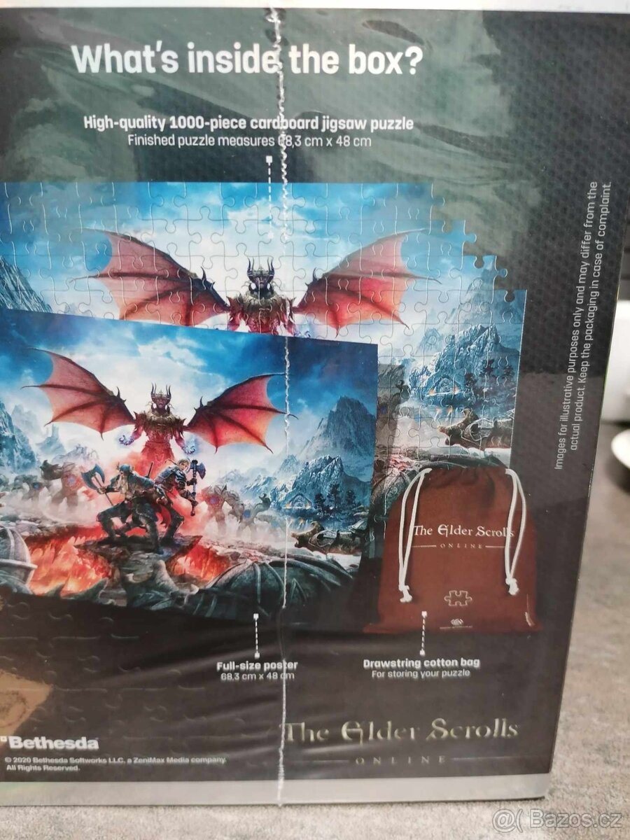 puzzle: Elder Scrolls: Vista of Greymoor 1000 dílků - 2