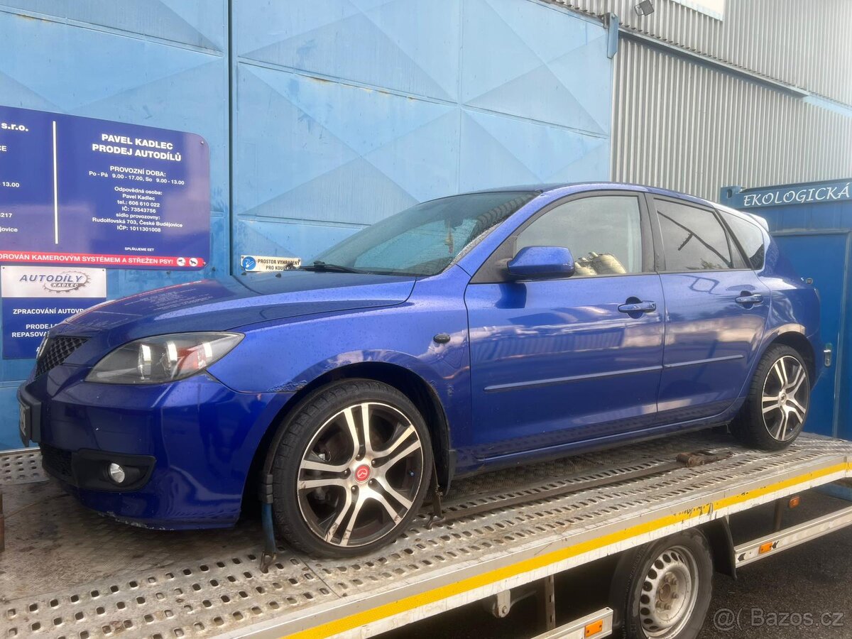 Rozprodám na díly Mazda 3 1.6D 80kw - 2