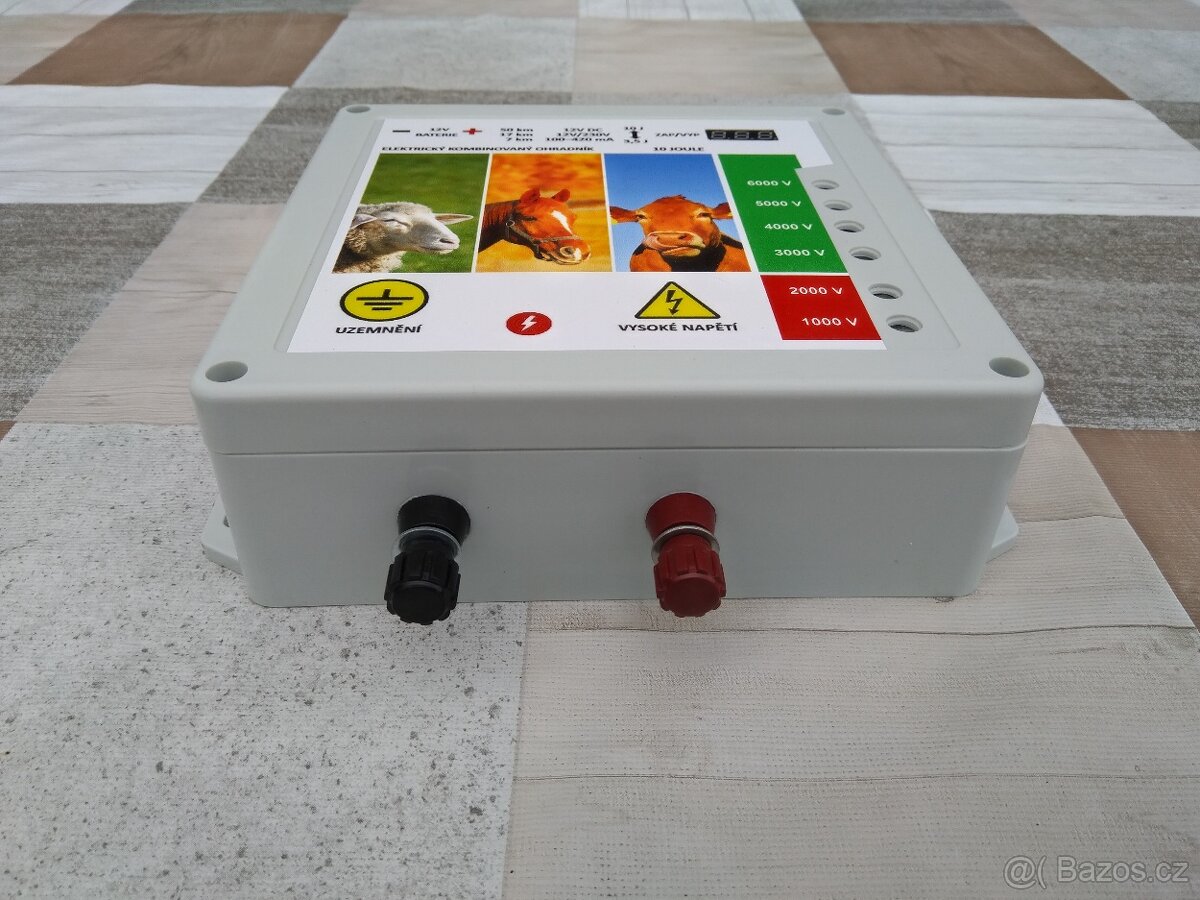 Prodám elektrický ohradník, zdroj. KOMBI 12V/230V 10J - 2